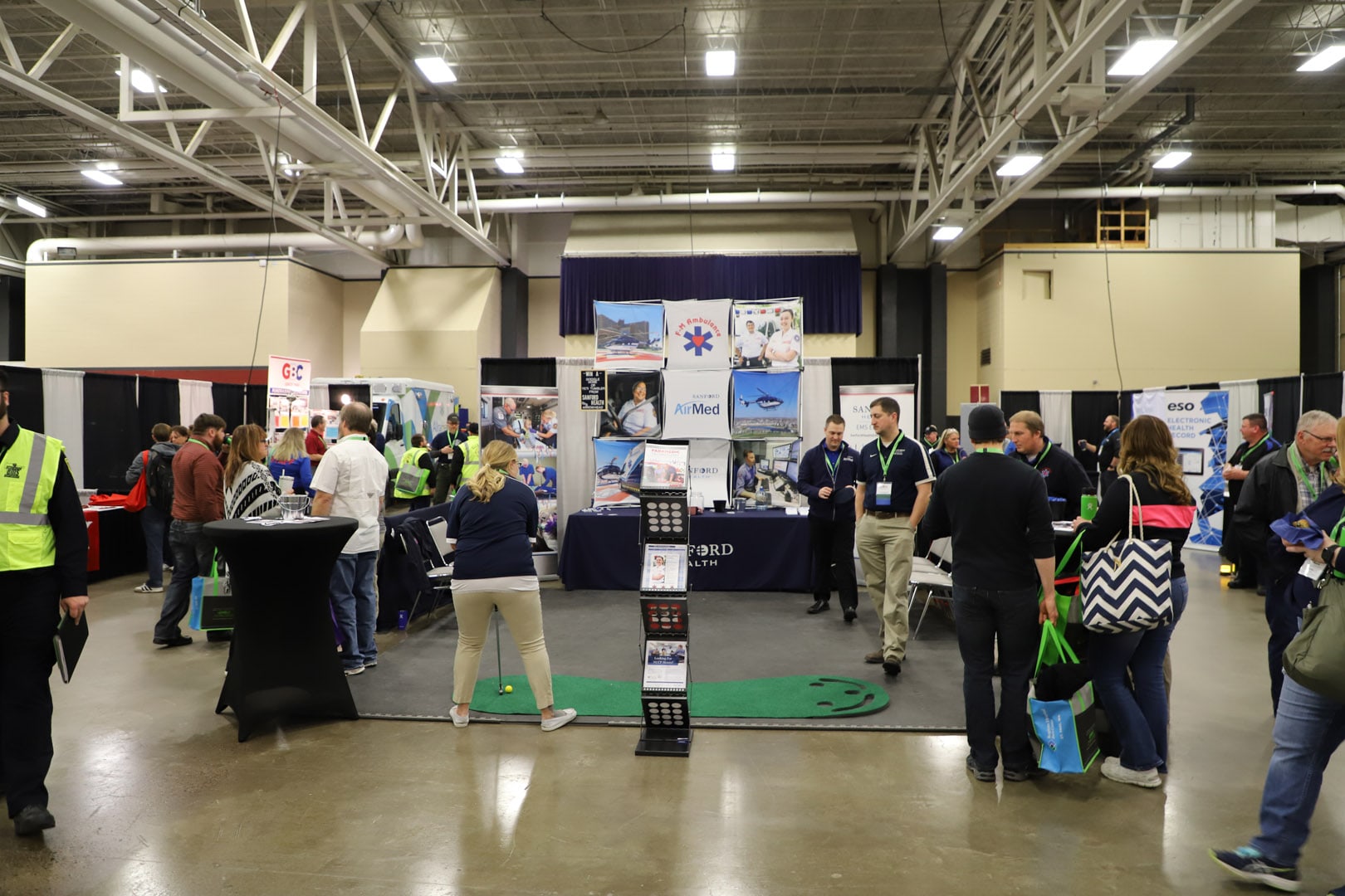 People around the expo.